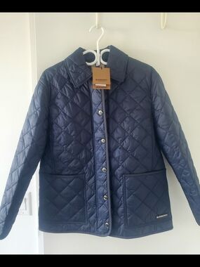 BURBERRY NWT Navy Quilted Jacket - Classic Check Lining